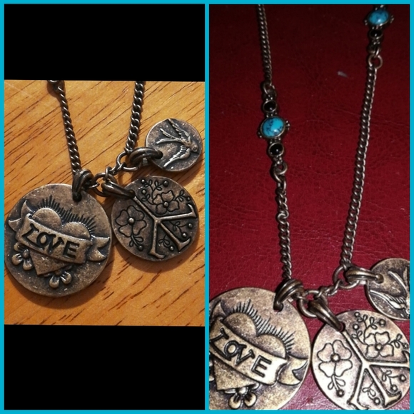 Lucky Brand Jewelry - Lucky PEACE,LOVE,DOVE necklace